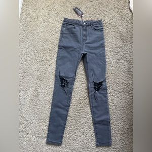 Skinny PLT jeans.